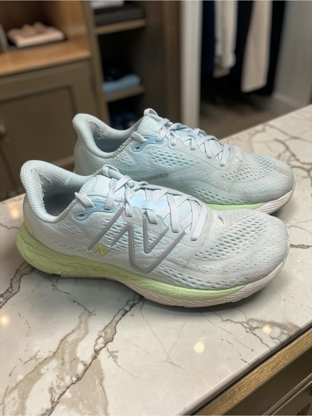 New Balance Fresh Foam X 880v15 Women's Running Shoes Blue Green Size 8.5